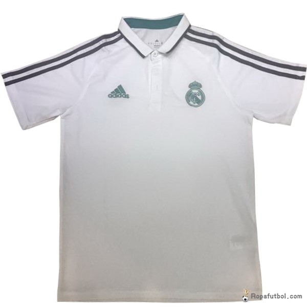 Polo Real Madrid 2017/18 Blanco Verde